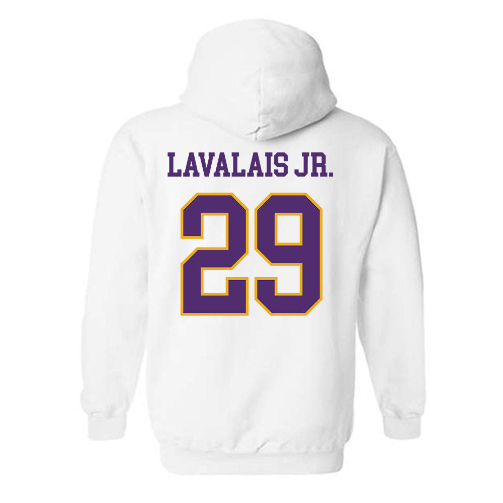 Albany - NCAA Football : Romero Lavalais Jr. - Classic Shersey Hooded Sweatshirt-1