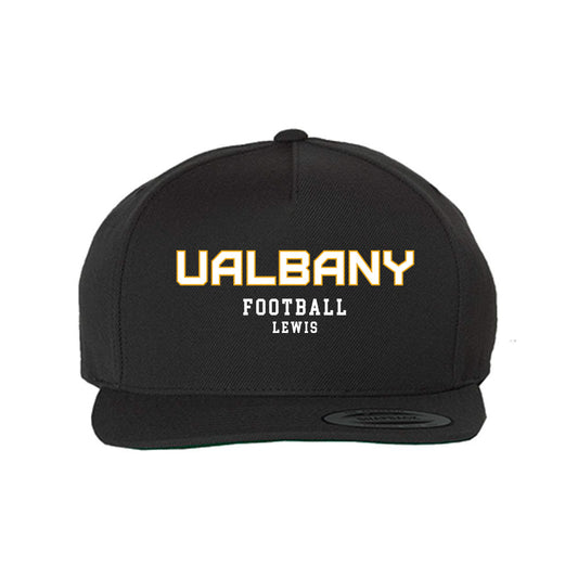 Albany - NCAA Football : Shawan Lewis - Snapback Hat-0