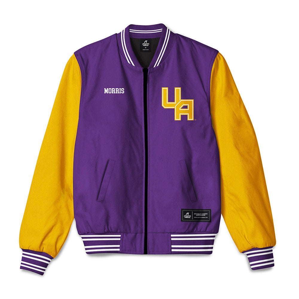 Albany - NCAA Men's Track & Field : Rajay Morris - Bomber Jacket-0