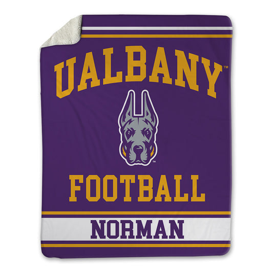 Albany - NCAA Football : BJ norman - Blanket-0