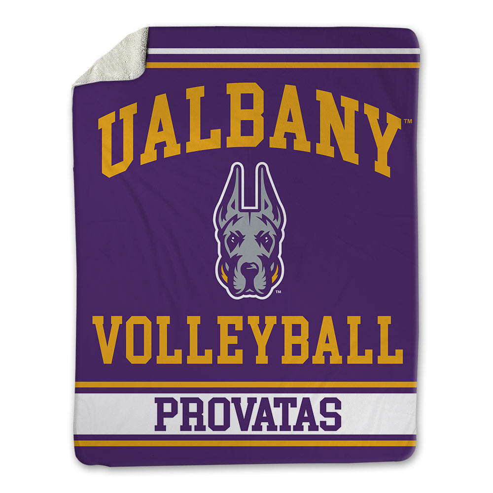 Albany - NCAA Women's Volleyball : Kiki Provatas - Blanket-0