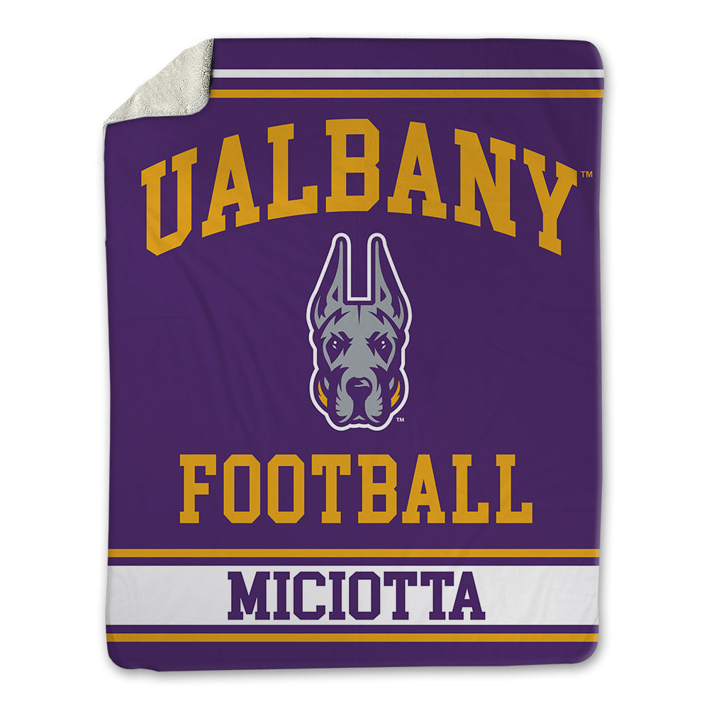 Albany - NCAA Football : Carlo Miciotta - Blanket-0