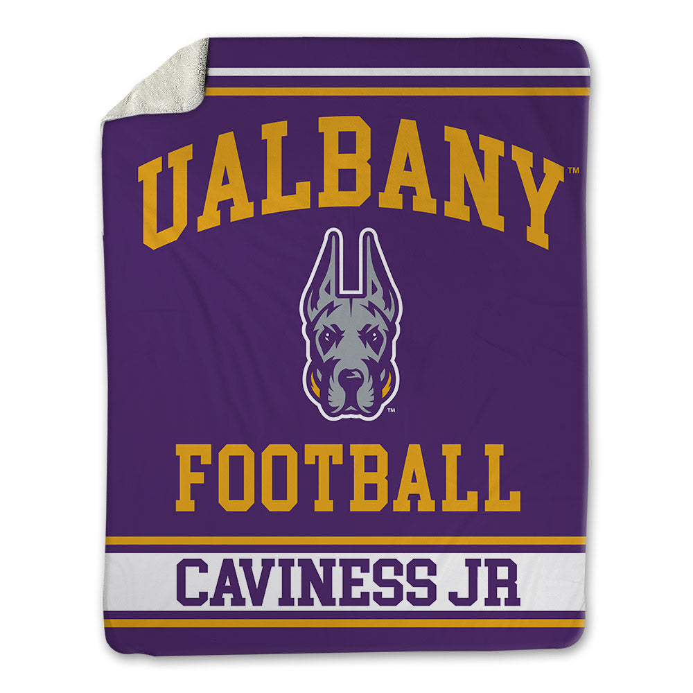 Albany - NCAA Football : Ashanti Caviness Jr - Blanket-0