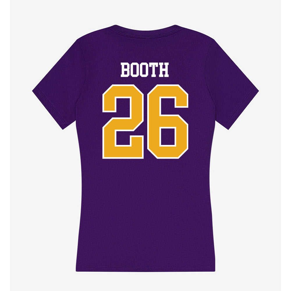 Albany - NCAA Men's Lacrosse : Bennett Booth - Women's V-Neck T-Shirt-1