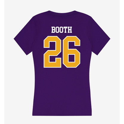 Albany - NCAA Men's Lacrosse : Bennett Booth - Women's V-Neck T-Shirt-1