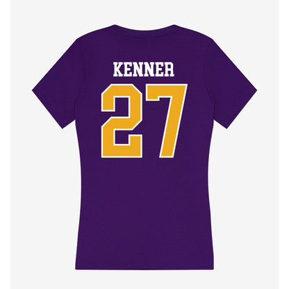 Albany - NCAA Football : Keon Kenner - Women's V-Neck T-Shirt-1