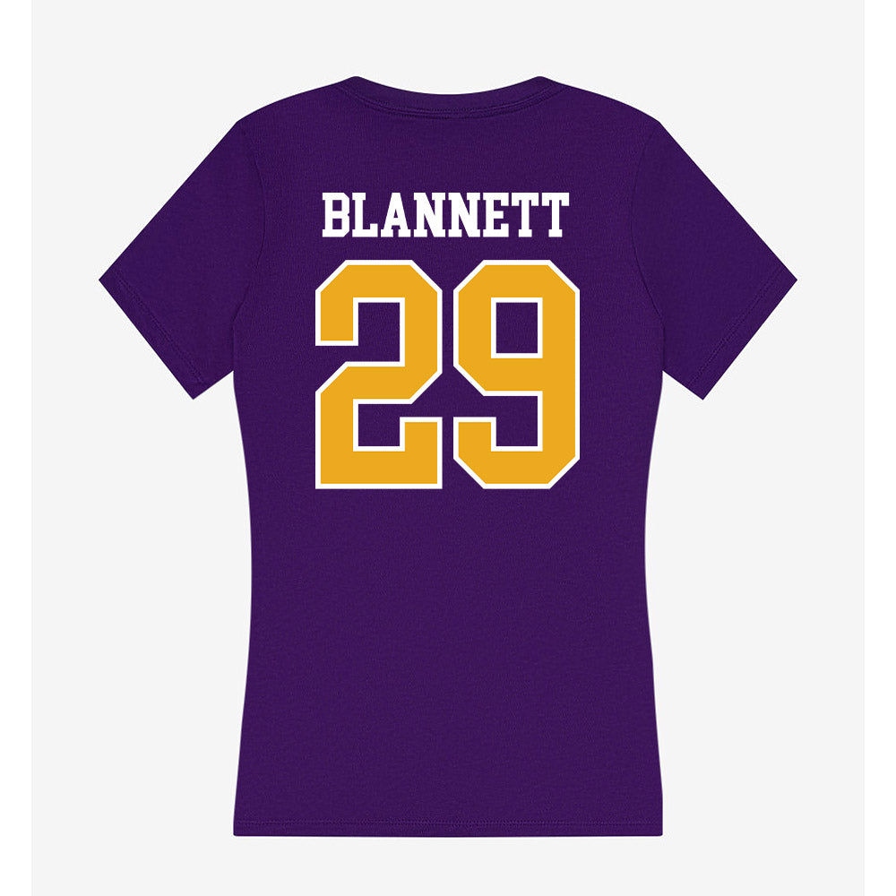 Albany - NCAA Women's Soccer : Meredith Blannett - Women's V-Neck T-Shirt-1