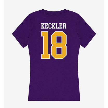 Albany - NCAA Football : Kyle Keckler - Women's V-Neck T-Shirt-1