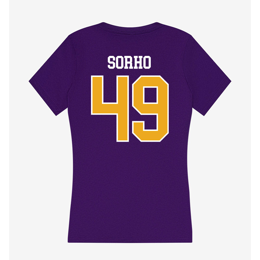 Albany - NCAA Women's Lacrosse : Zarreen Sorho - Women's V-Neck T-Shirt-1