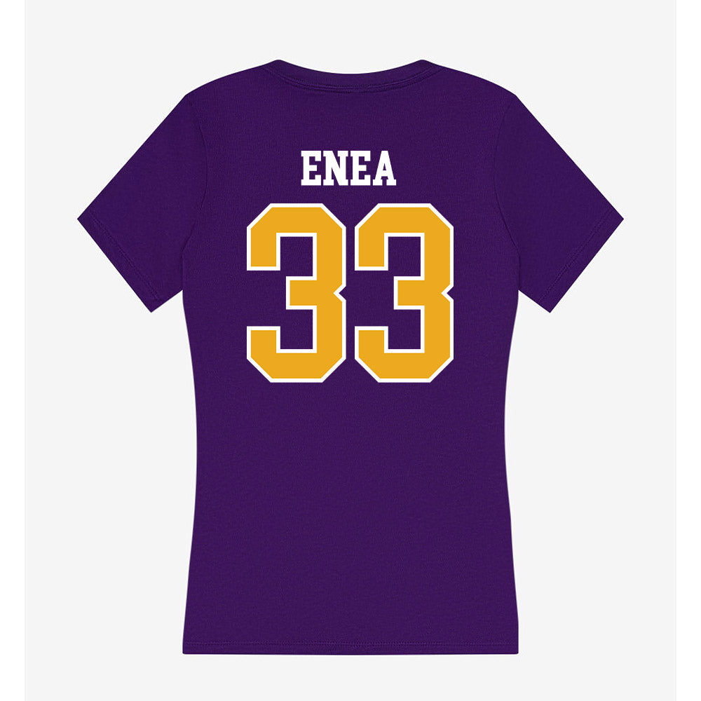 Albany - NCAA Baseball : Alex Enea - Women's V-Neck T-Shirt-1