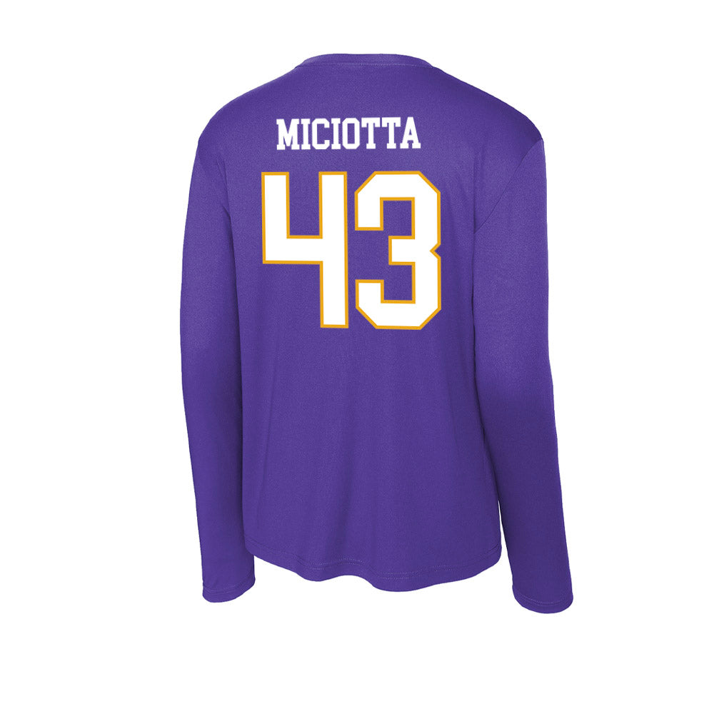 Albany - NCAA Football : Carlo Miciotta - Activewear Long Sleeve T-Shirt-1