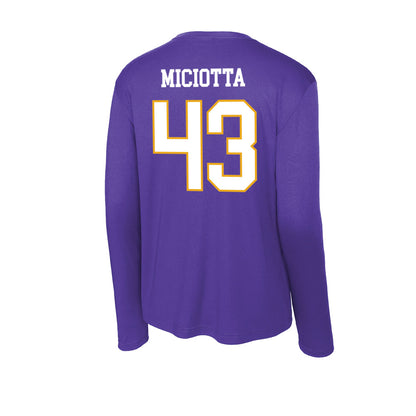 Albany - NCAA Football : Carlo Miciotta - Activewear Long Sleeve T-Shirt-1