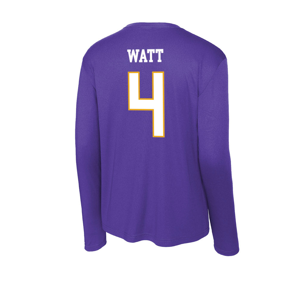Albany - NCAA Men's Soccer : Lucas Watt - Activewear Long Sleeve T-Shirt-1
