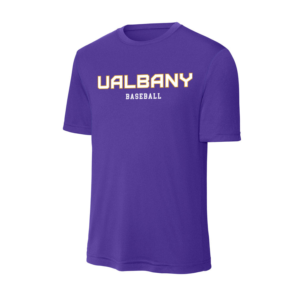 Albany - NCAA Baseball : Jaden Schmidt - Activewear T-Shirt-0