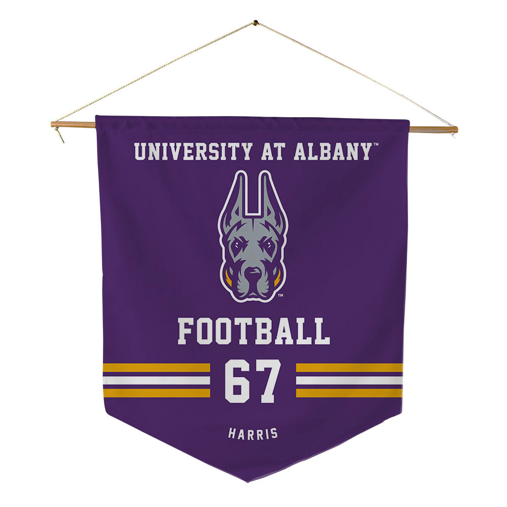 Albany - NCAA Football : Emmitt Harris - Pennant - 18" x 21"-0