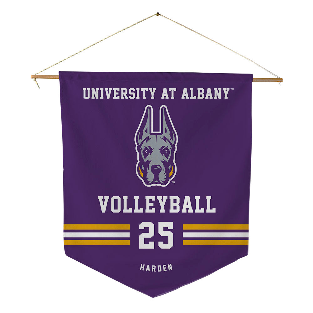 Albany - NCAA Women's Volleyball : Duri Harden - Pennant - 18" x 21"-0