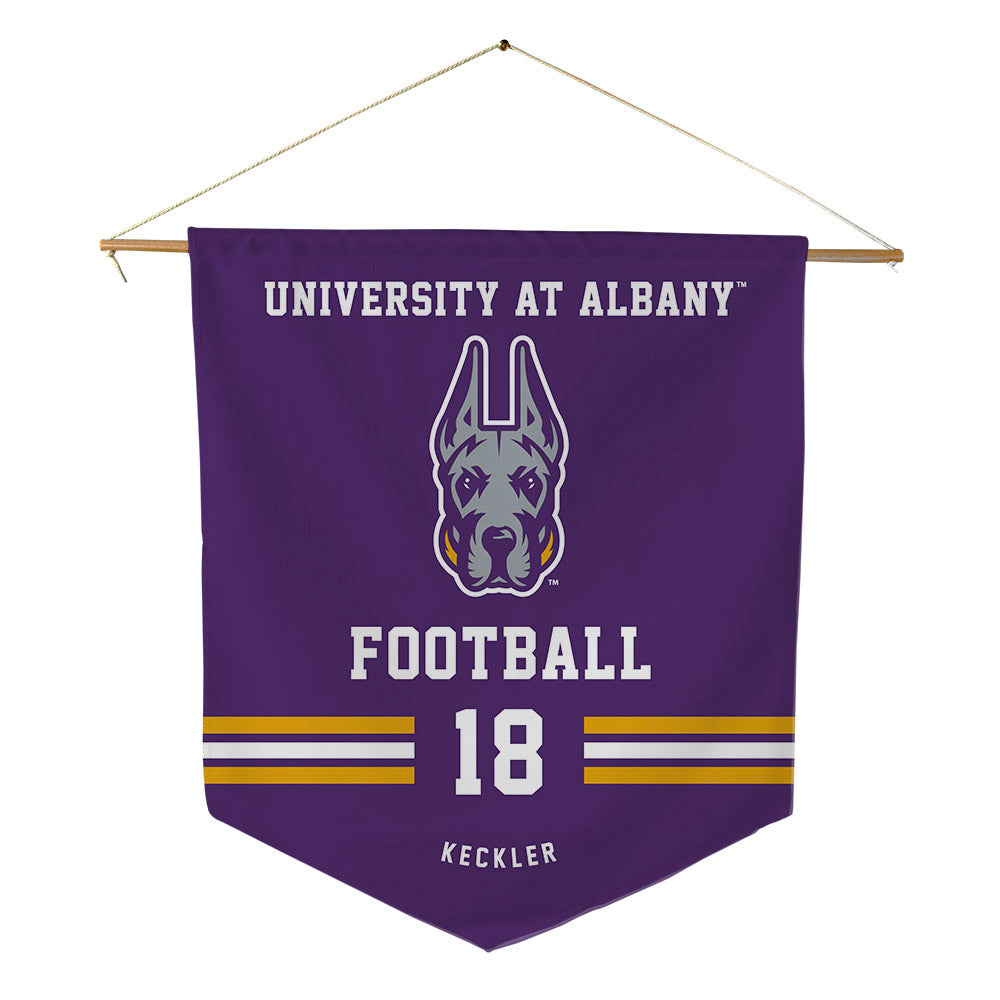 Albany - NCAA Football : Kyle Keckler - Pennant - 18" x 21"-0
