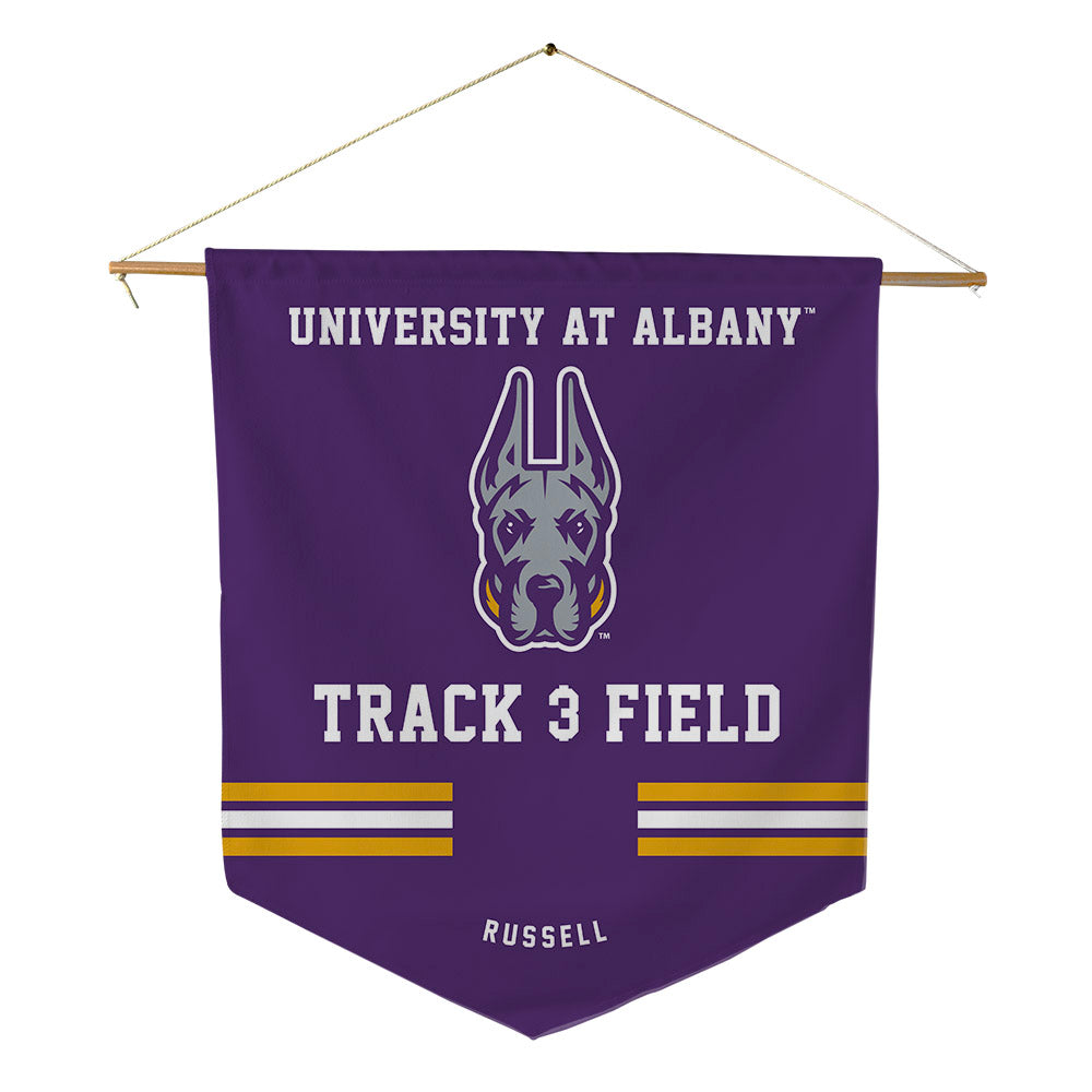 Albany - NCAA Women's Track & Field : Samoi Russell - Pennant - 18" x 21"-0