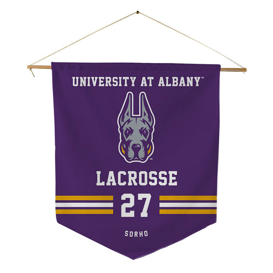 Albany - NCAA Women's Lacrosse : Zareena Sorho - Pennant - 18" x 21"-0