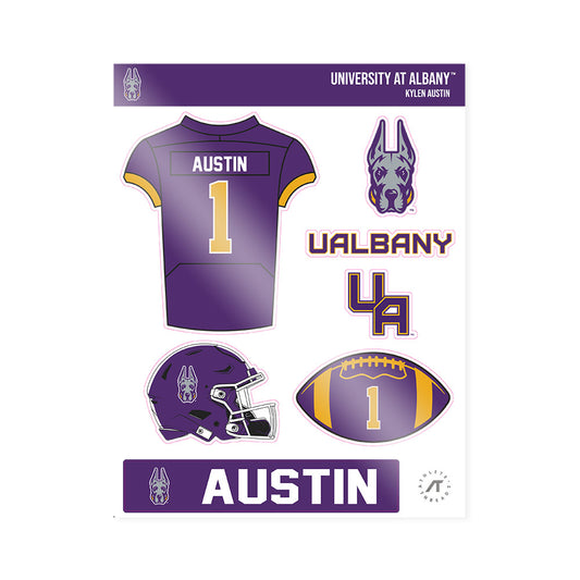 Albany - NCAA Football : Kylen Austin - Sticker Sheet-0