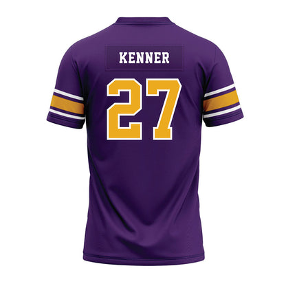 Albany - NCAA Football : Keon Kenner - Purple Premium Football Jersey-1