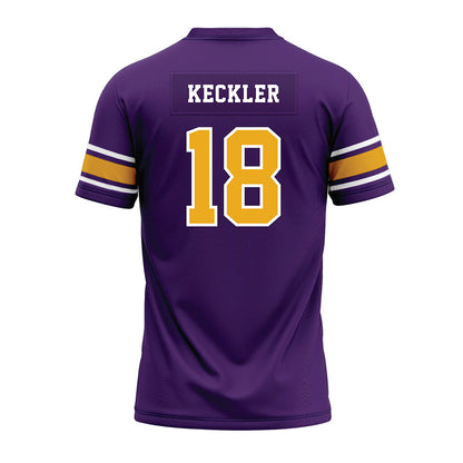 Albany - NCAA Football : Kyle Keckler - Purple Premium Football Jersey-1