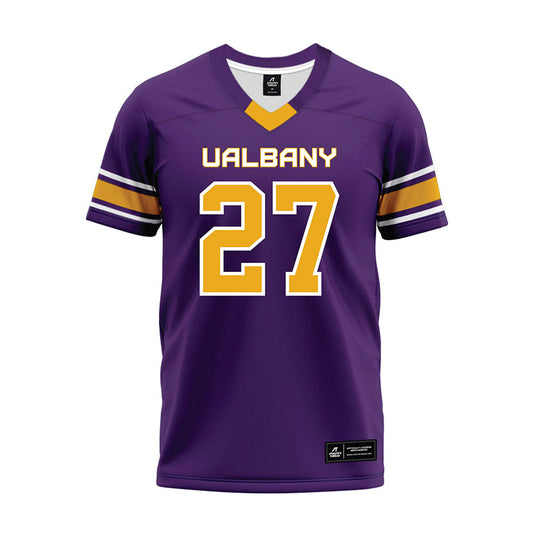 Albany - NCAA Football : Keon Kenner - Purple Premium Football Jersey-0
