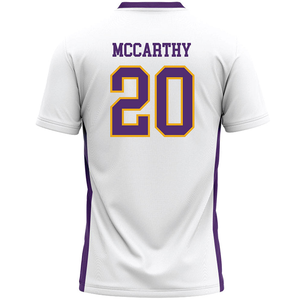 Albany - NCAA Women's Lacrosse : Quinn McCarthy - White Lacrosse Jersey -1