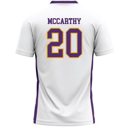 Albany - NCAA Women's Lacrosse : Quinn McCarthy - White Lacrosse Jersey -1