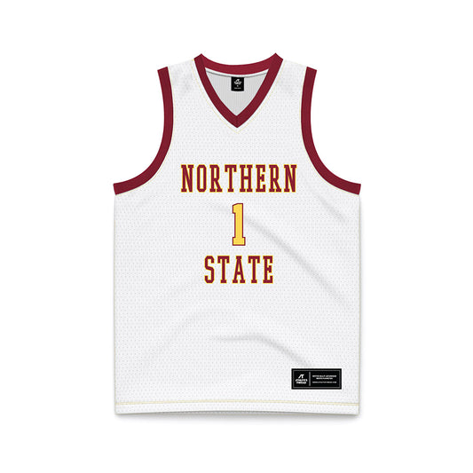 NSU - NCAA Women's Basketball : Reagan Rus - White Basketball Jersey-0