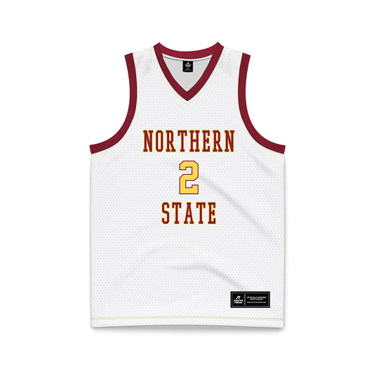 NSU - NCAA Women's Basketball : Makenzie Carrier - White Basketball Jersey-0