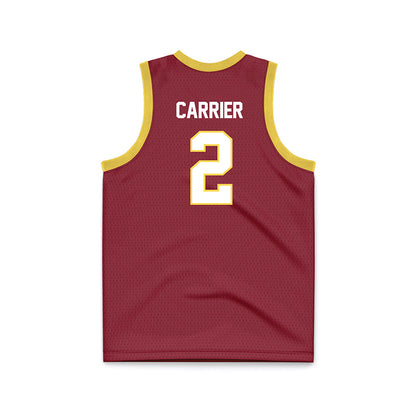 NSU - NCAA Women's Basketball : Makenzie Carrier - Maroon Basketball Jersey-1
