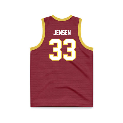 NSU - NCAA Women's Basketball : Brooke Jensen - Maroon Basketball Jersey-1