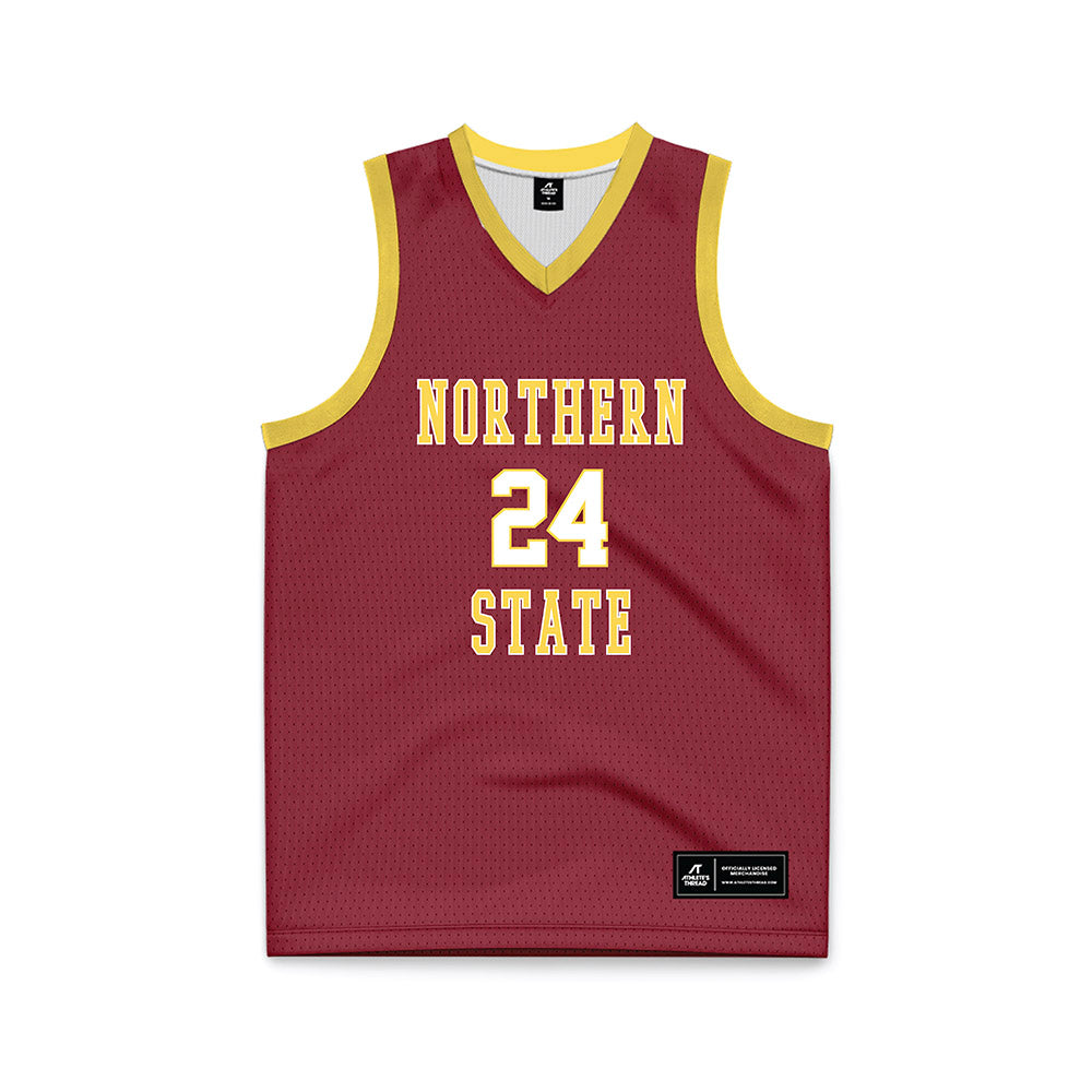 NSU - NCAA Women's Basketball : Carli Kuyper - Maroon Basketball Jersey-0