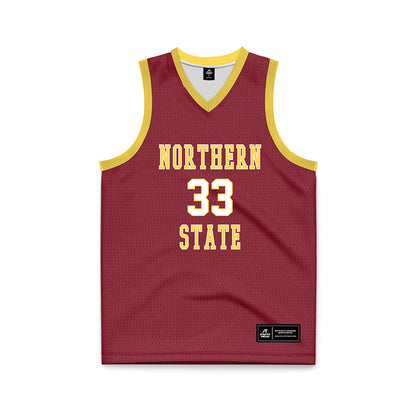 NSU - NCAA Women's Basketball : Brooke Jensen - Maroon Basketball Jersey-0