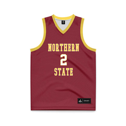 NSU - NCAA Women's Basketball : Makenzie Carrier - Maroon Basketball Jersey-0