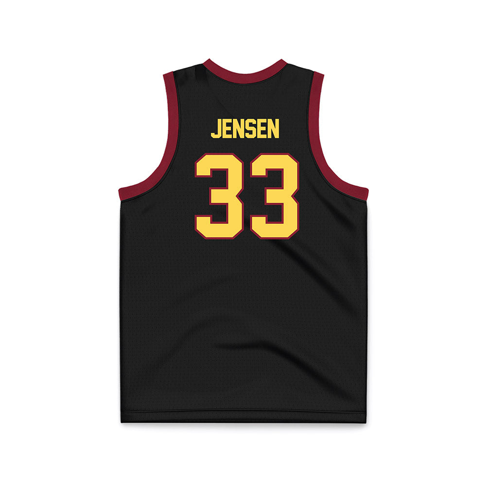 NSU - NCAA Women's Basketball : Brooke Jensen - Black Basketball Jersey-1