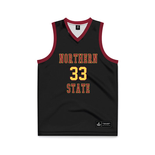 NSU - NCAA Women's Basketball : Brooke Jensen - Black Basketball Jersey-0