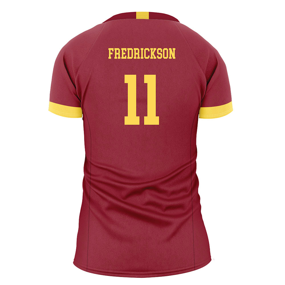 NSU - NCAA Women's Volleyball : Logan Fredrickson - Maroon Volleyball Jersey-1