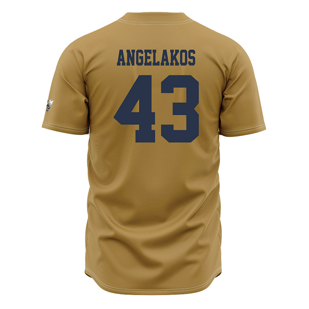 Georgia Tech - NCAA Baseball : Dimitri Angelakos - Gold Jersey-1