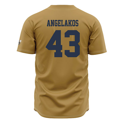 Georgia Tech - NCAA Baseball : Dimitri Angelakos - Gold Jersey-1