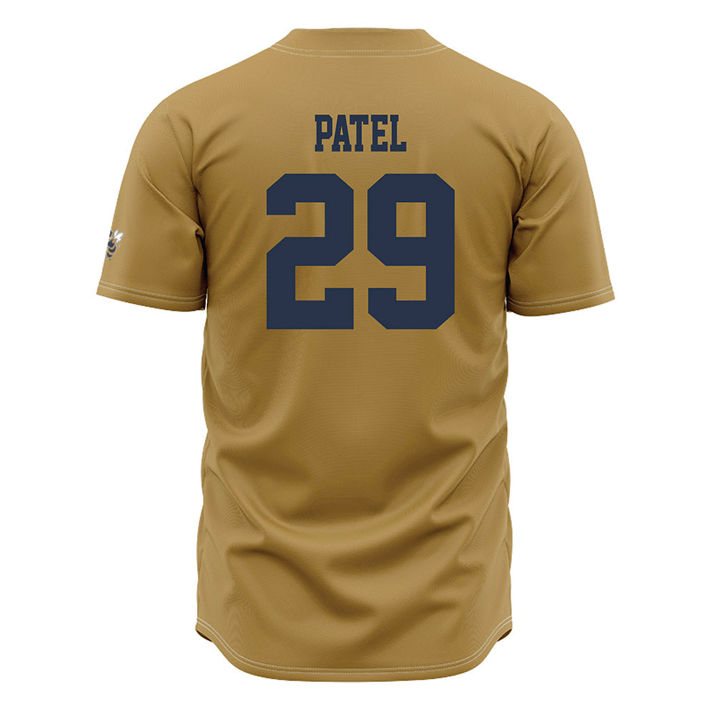 Georgia Tech - NCAA Baseball : Mason Patel - Gold Jersey-1