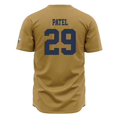 Georgia Tech - NCAA Baseball : Mason Patel - Gold Jersey-1
