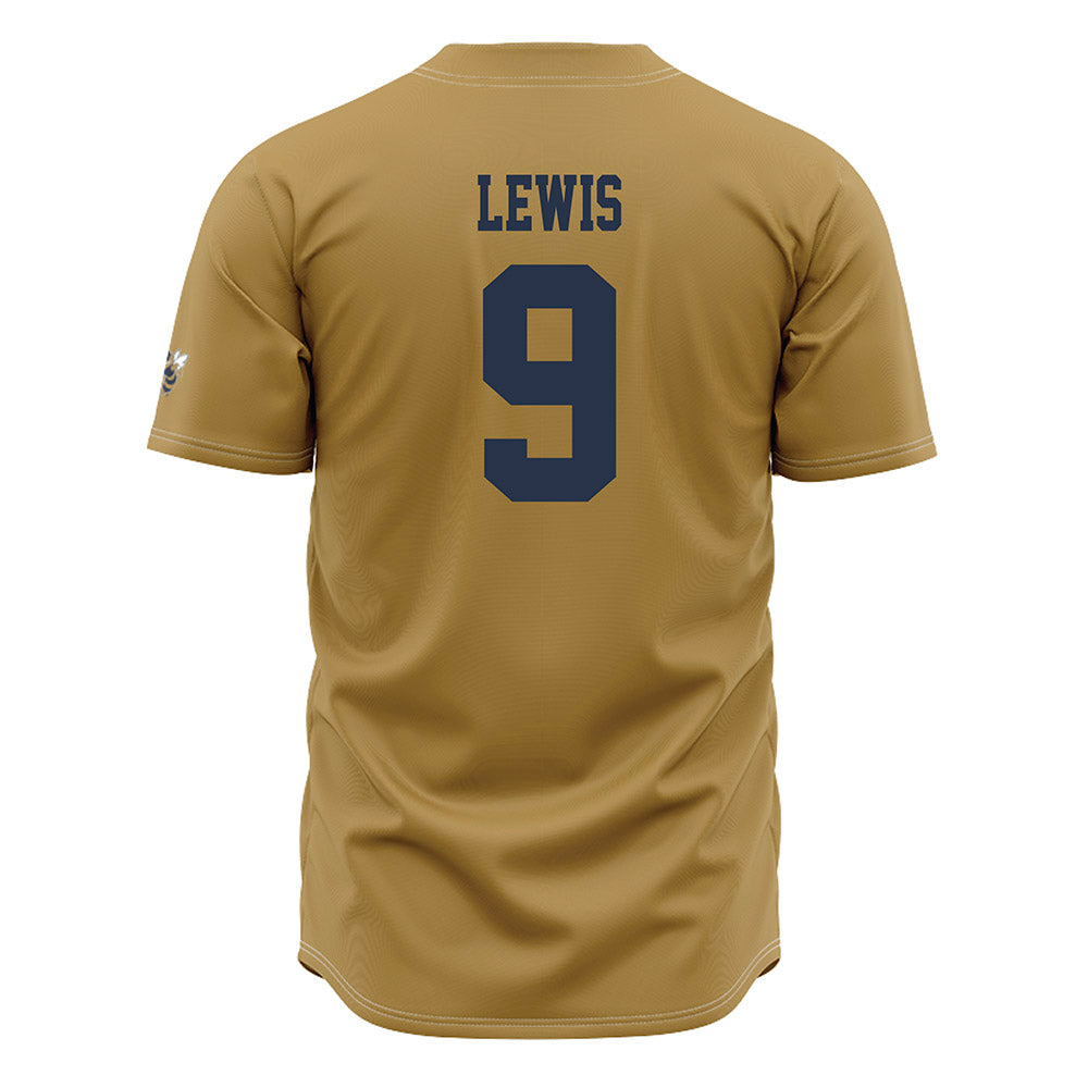 Georgia Tech - NCAA Baseball : Coleman Lewis - Gold Jersey-1
