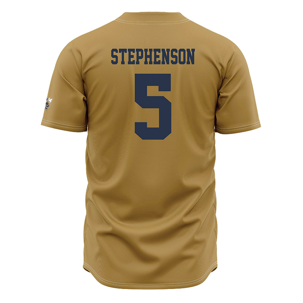 Georgia Tech - NCAA Baseball : Dominic Stephenson - Gold Jersey-1