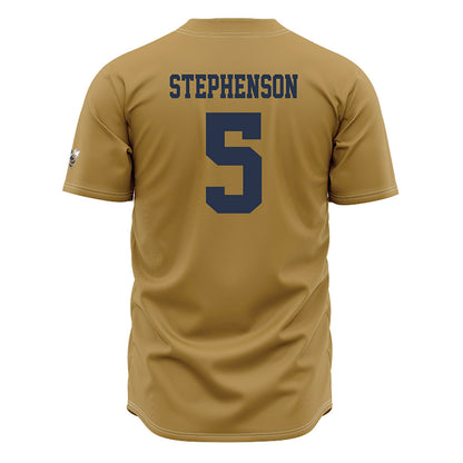 Georgia Tech - NCAA Baseball : Dominic Stephenson - Gold Jersey-1