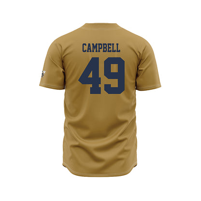 Georgia Tech - NCAA Baseball : Kayden Campbell - Gold Jersey-1