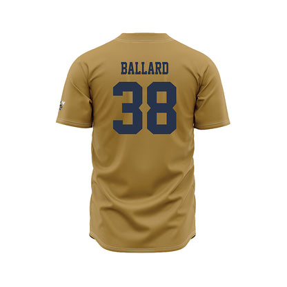 Georgia Tech - NCAA Baseball : Carson Ballard - Gold Jersey-1