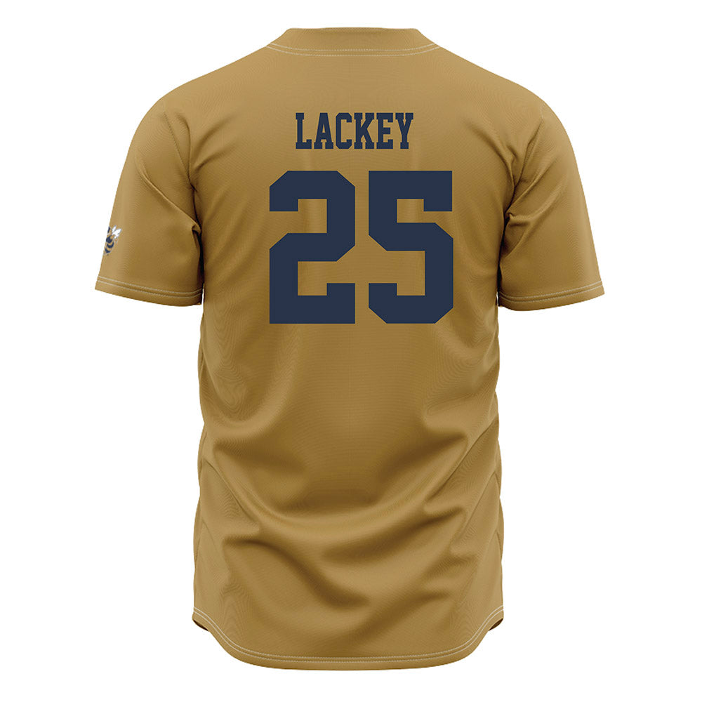 Georgia Tech - NCAA Baseball : Vahn Lackey - Gold Jersey-1