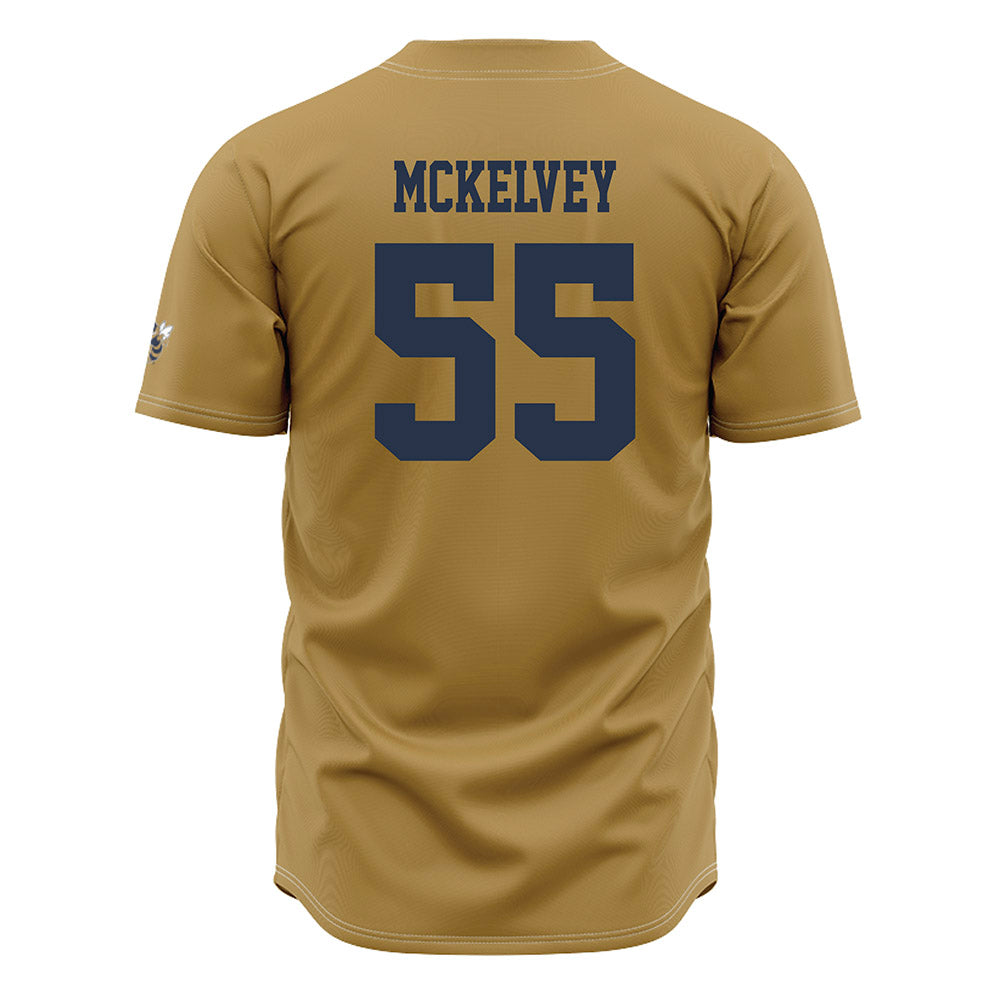 Georgia Tech - NCAA Baseball : Adam Mckelvey - Gold Jersey-1